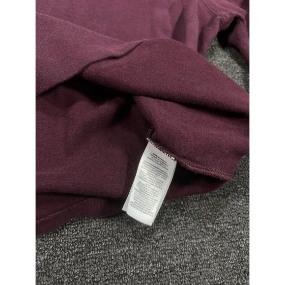 Polo Ralph Lauren 1/4 Zip Sweater Men's Large Estate Rib Pony Preppy Burgundy - Picture 6 of 8